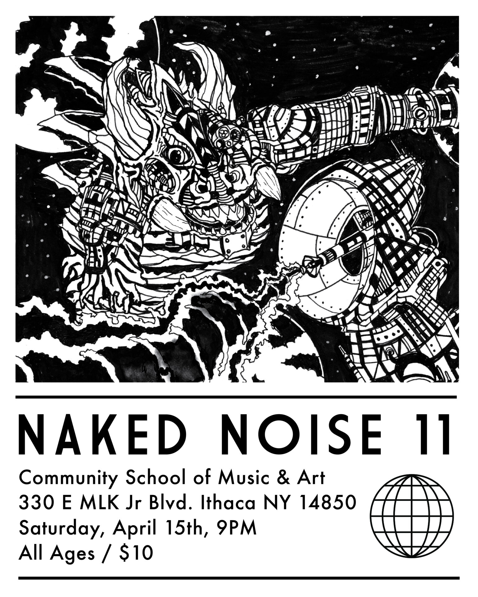 Naked Noise returns April 15th! - Ithaca Underground